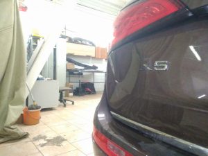 Удаление вмятины