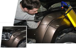 Выправление вмятины