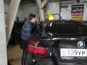 Выправление вмятины