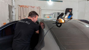 Ремонт вмятин без покраски