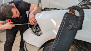 Ремонт вмятин без покраски