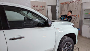 Ремонт вмятин без покраски