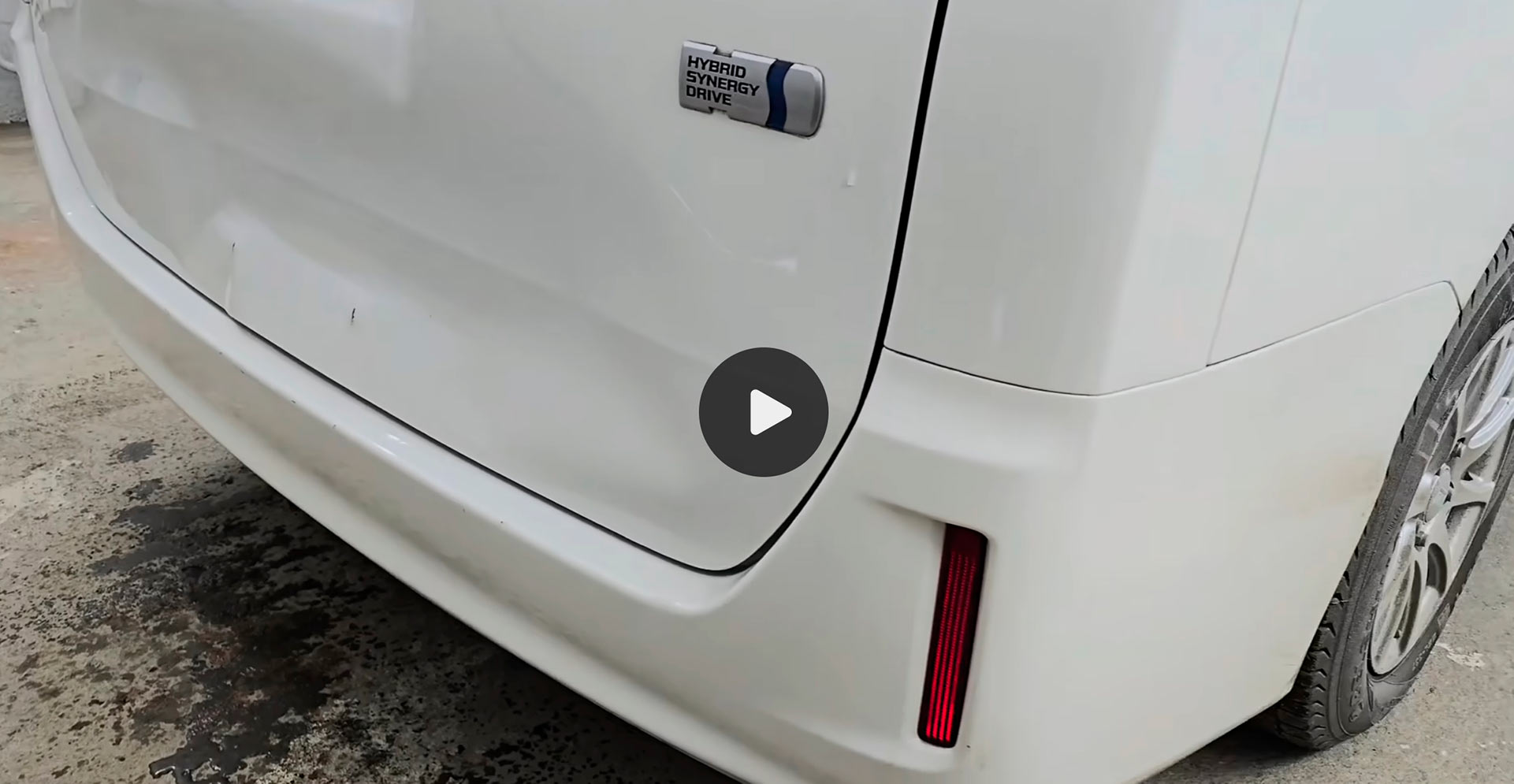 Видео выправление багажника